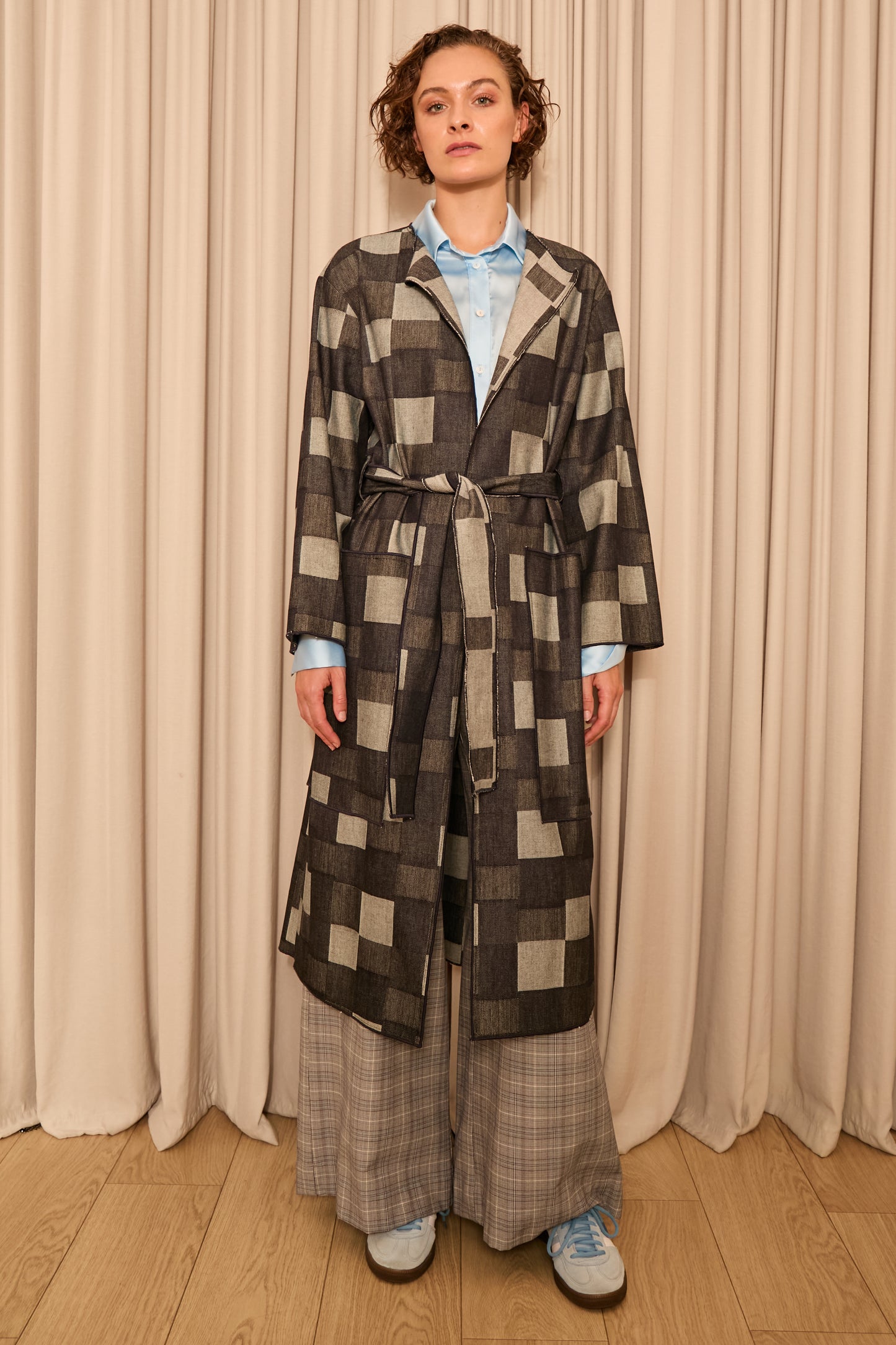 Denim Trench Coat