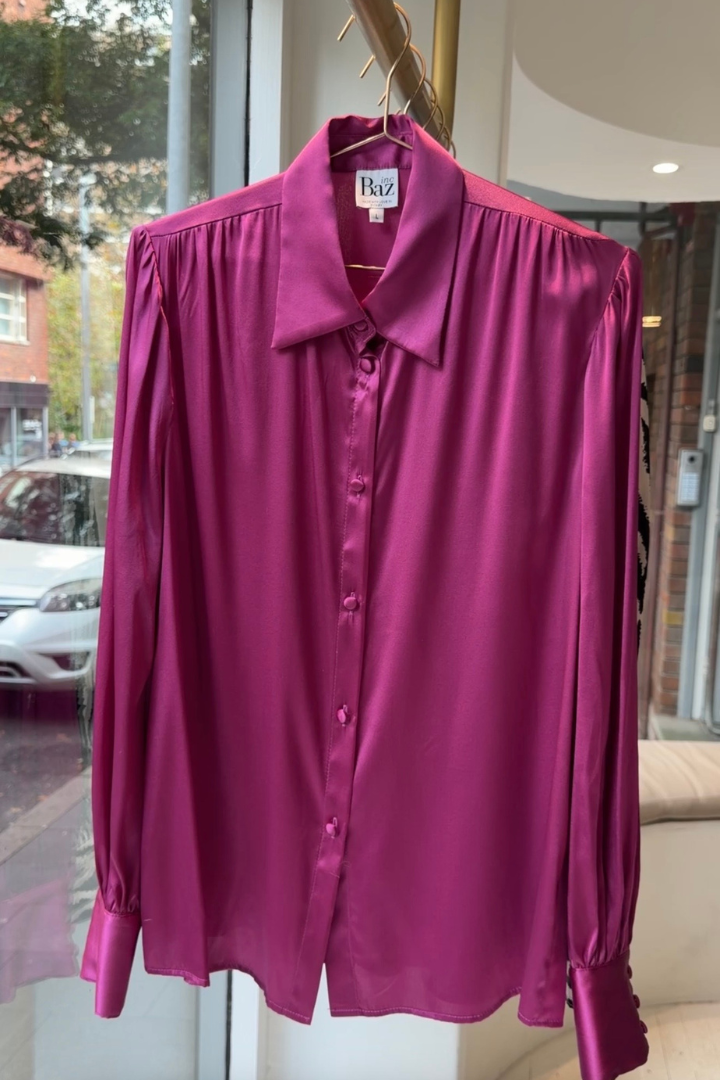 Vogue Silk Blouse - Pink