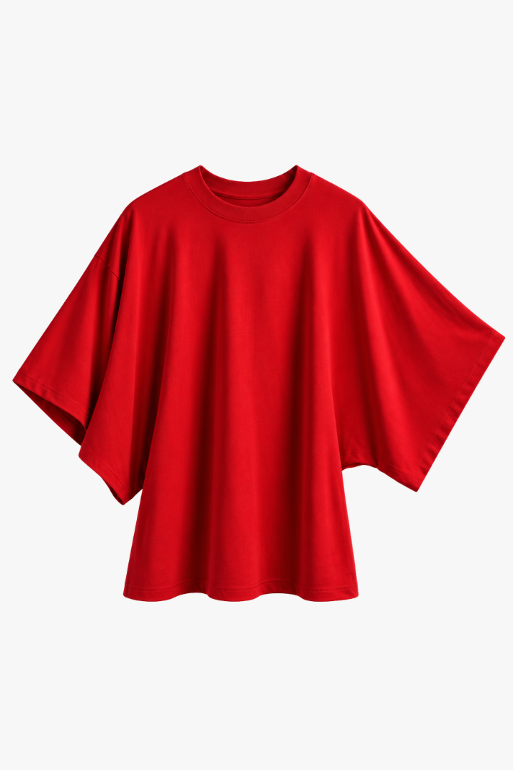 Batwing Tee - Red