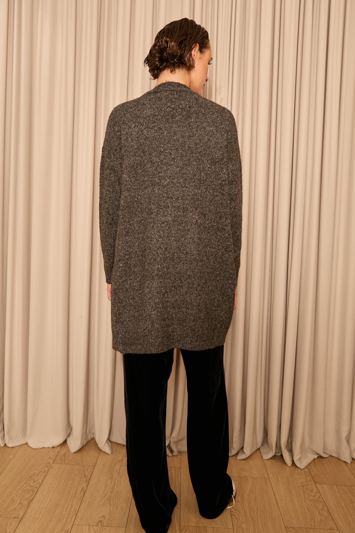 Long Grey Cardigan
