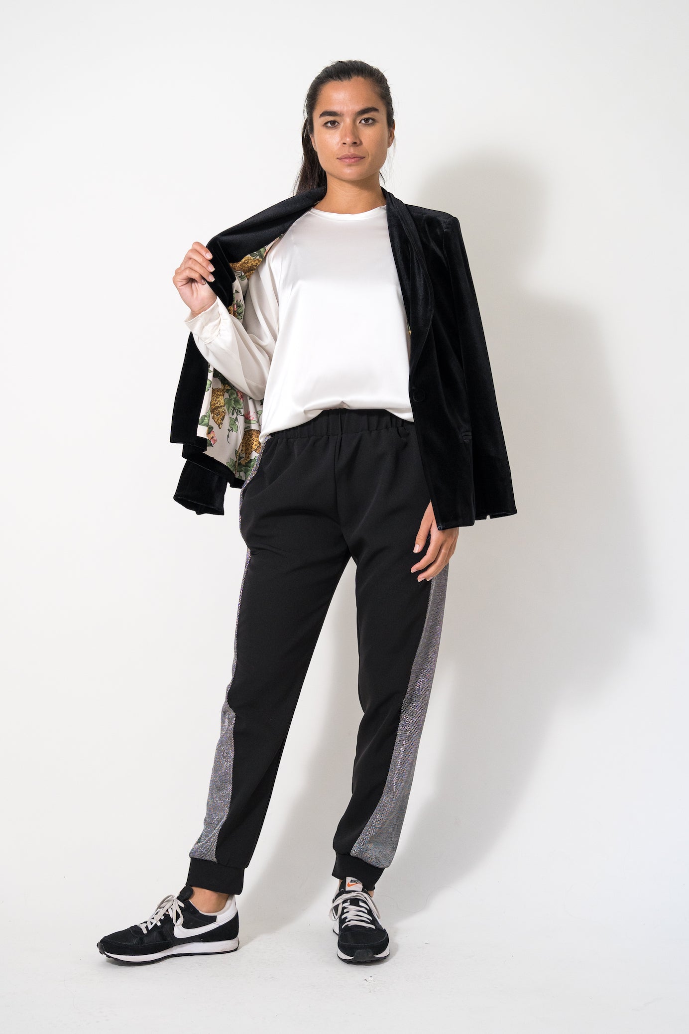 Velvet Jacket · Black