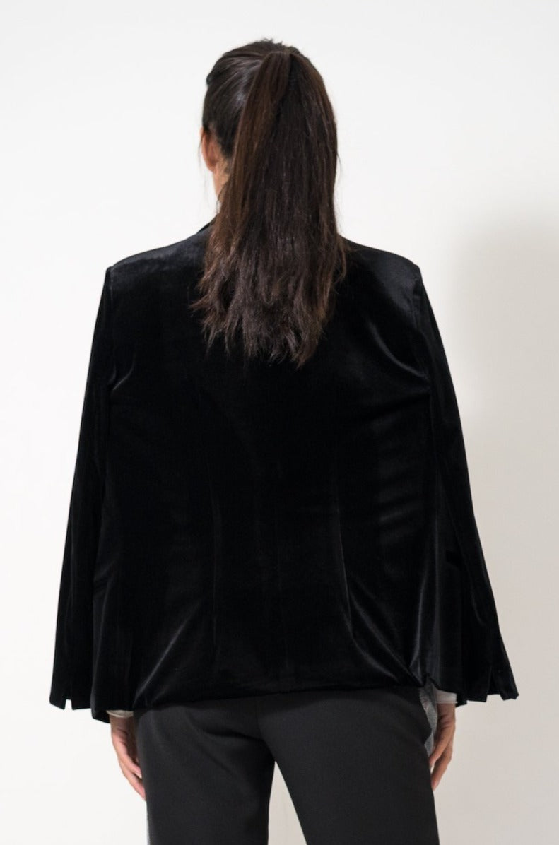 Velvet Jacket · Black