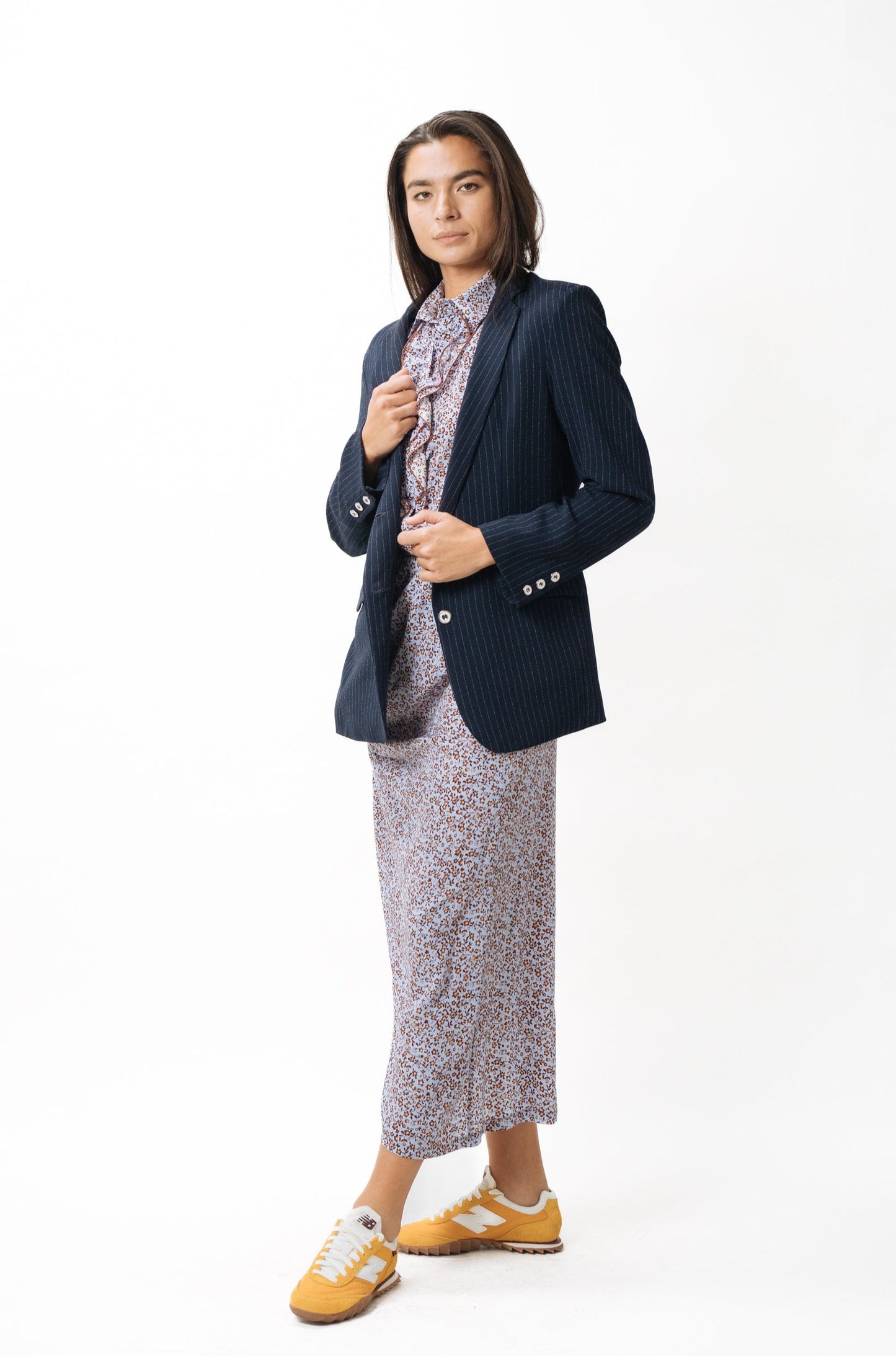 Ruched Skirt · Ditsy Lavender