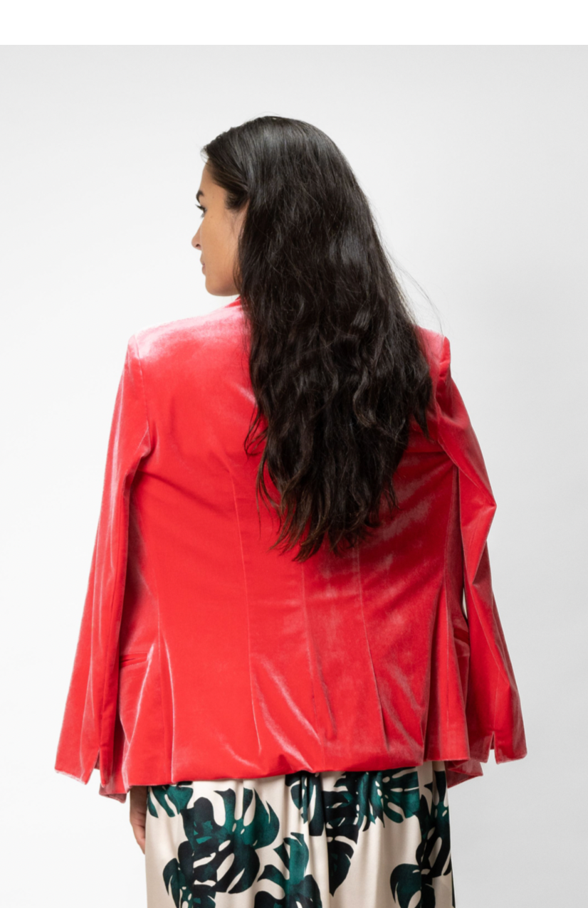 Velvet Jacket · Watermelon