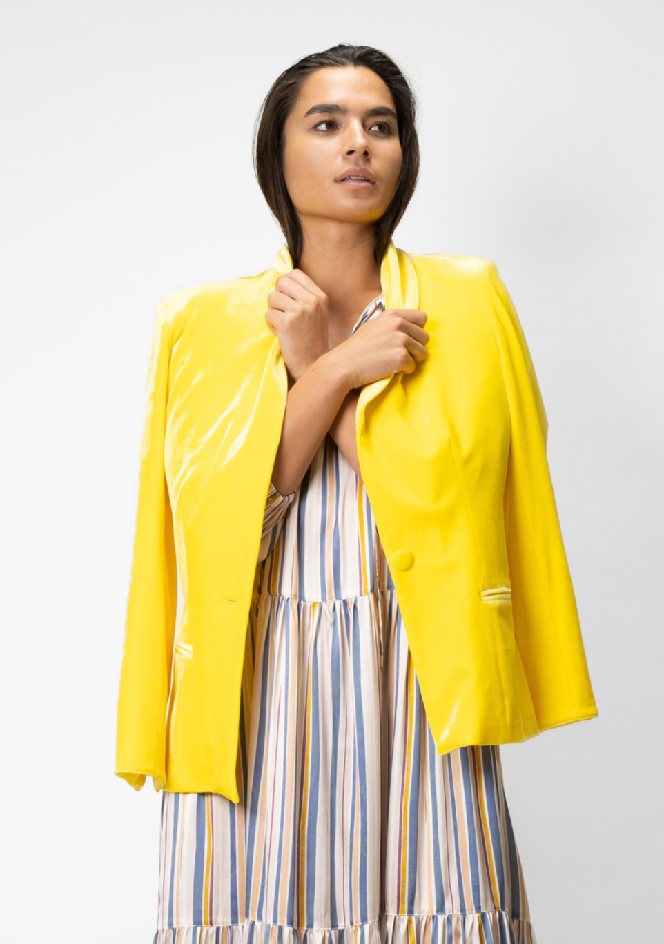 Velvet Jacket · Limone