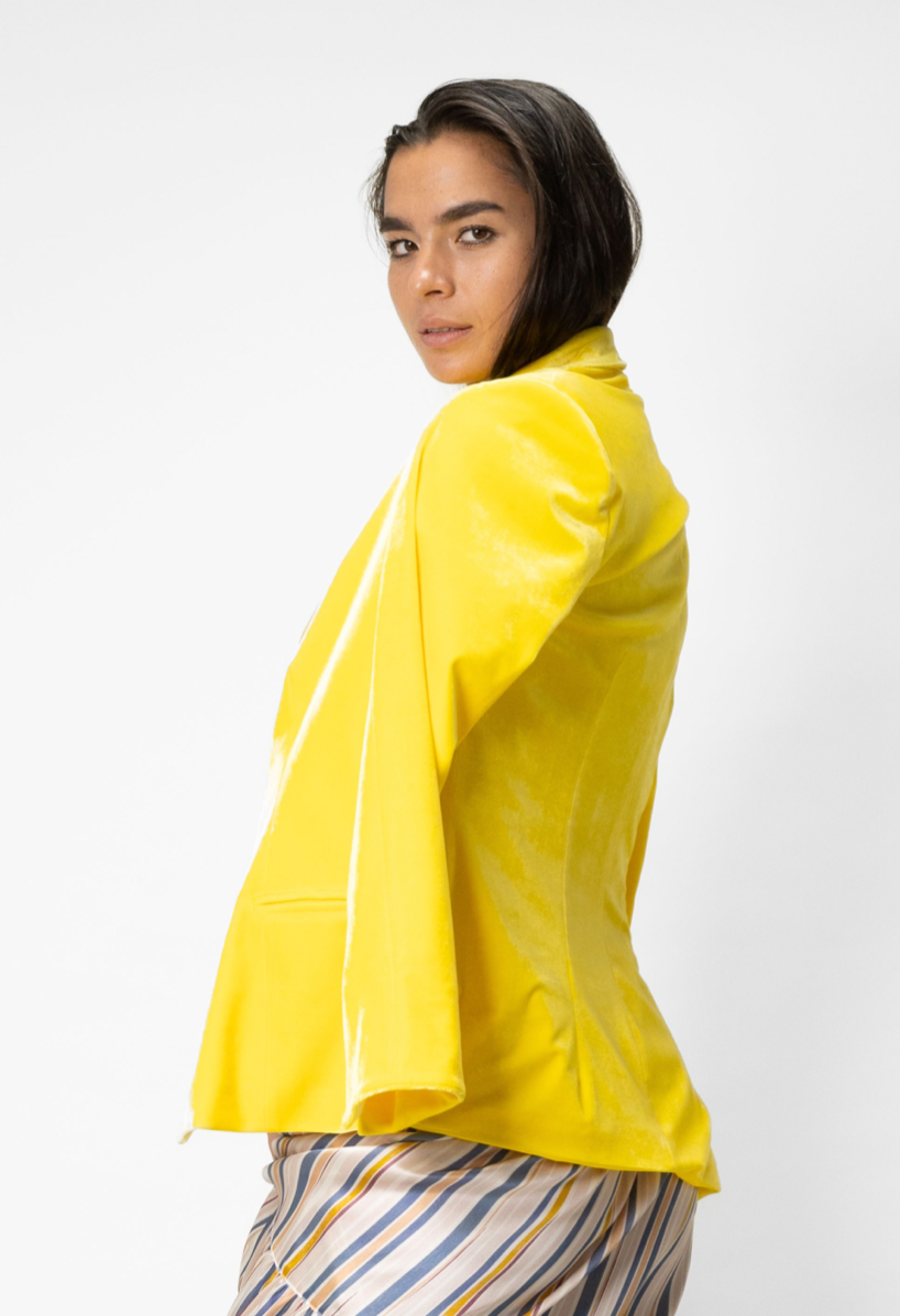 Velvet Jacket · Limone