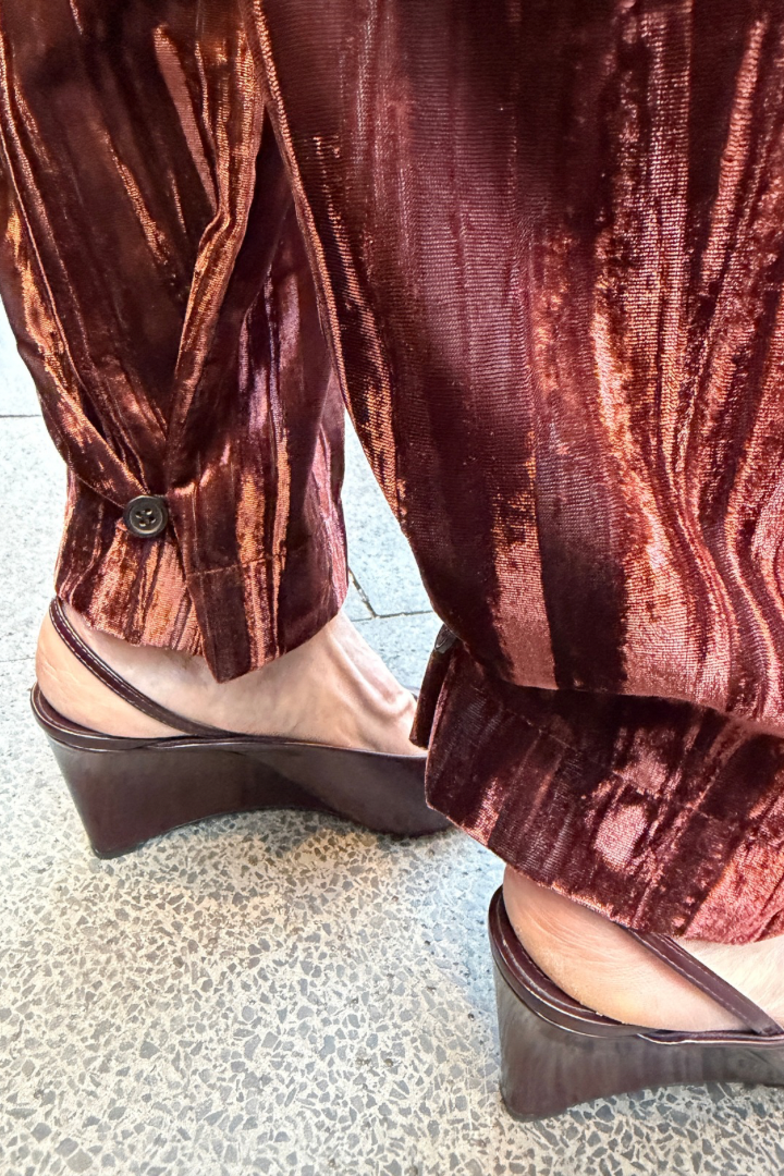 Crushed Velvet Pants