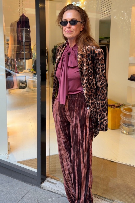 Crushed Velvet Pants