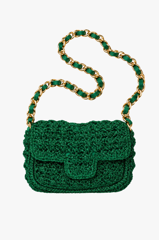 Raffia Bag - Emerald