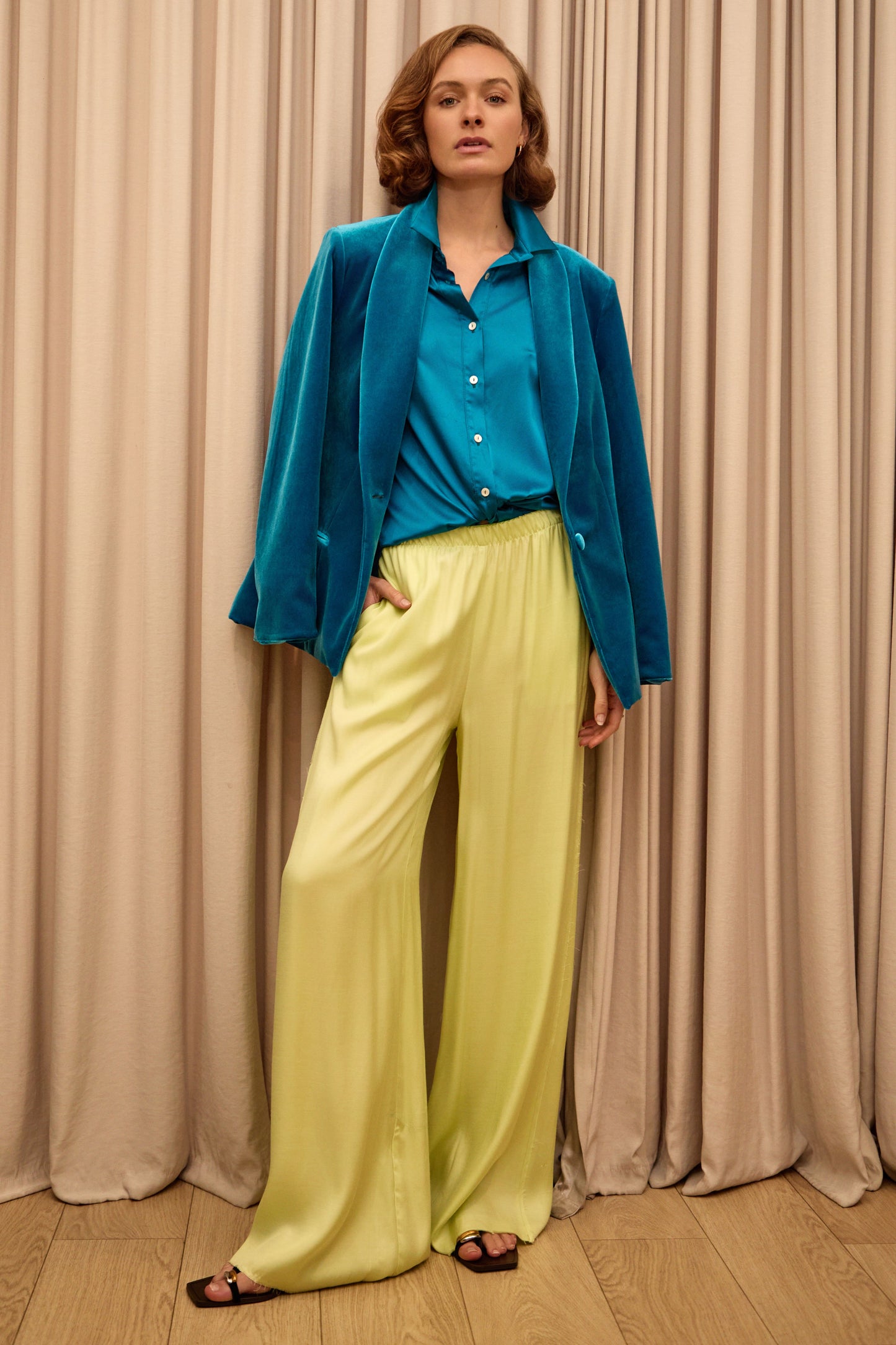 Citron Wide Leg Pants