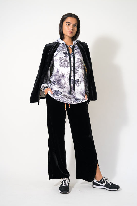 Velvet Jacket · Black