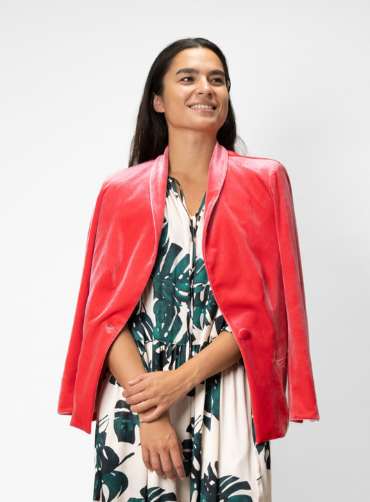 Velvet Jacket · Watermelon